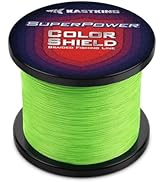 KastKing Superpower ColorShield Braided Fishing Line - Colorfast Braided Line, 100% Solution Dyed...