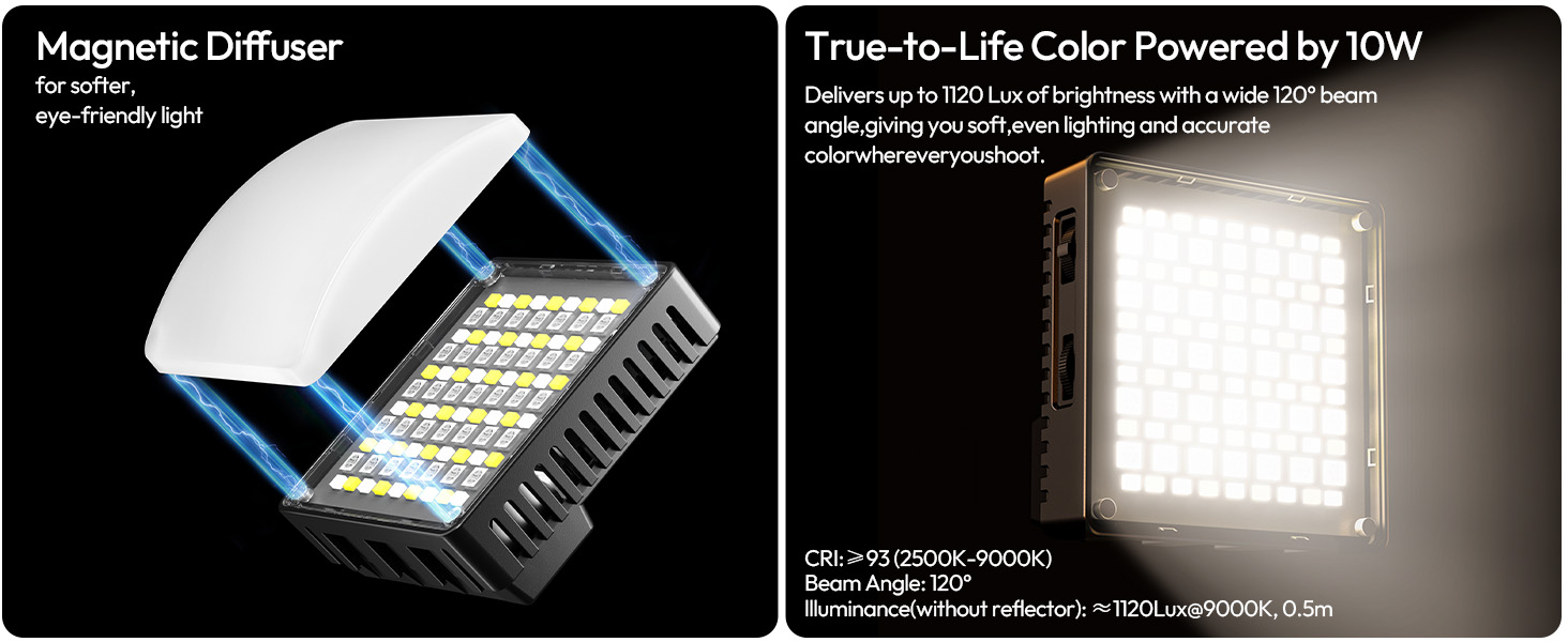 10WRGB LED Video Light