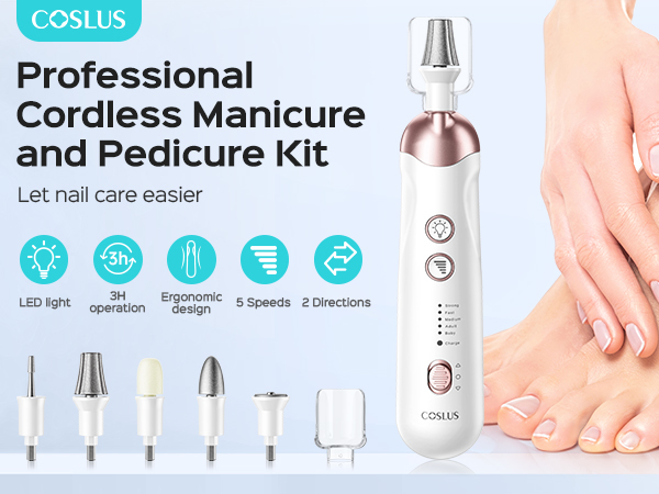 Professional Manicure Pedicure Grinder Kit