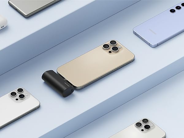 Small portable charger for iphone 15 16