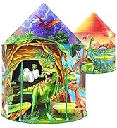 WillingHeart Dinosaur Kids Play Tent Boys Girls Indoor Outdoor Pop Up Tents Foldable Toddler Baby...