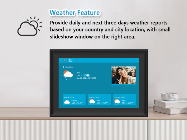FRAMEO 10.1 Inch Smart WiFi Digital Photo Frame