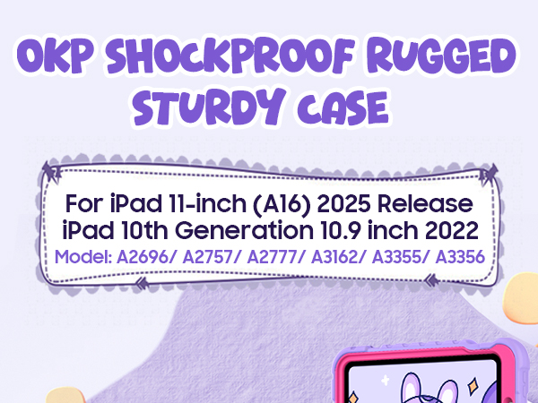 iPad 11-inch (A16) 2025 &amp;amp; ipad 10th gen 10.9 inch case