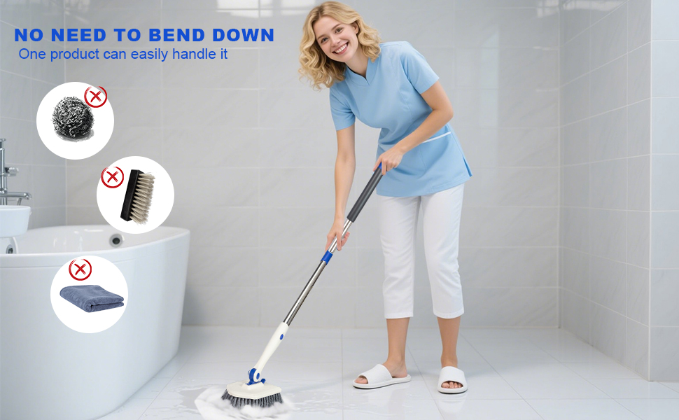 No need to bend down One product can easily handle it