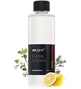 Airkeep Citrus Lemon Reed Diffuser Refill – 6.76 fl oz – Premium Scented Oil for Home Aromatherap...