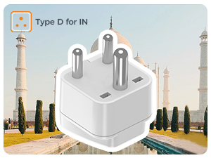 type d india travel adapter