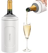 Wine Chillers for Bottles-Ideal Gift for Wine Lover, Stainless Steel Portable Champagne Cooler Sl...