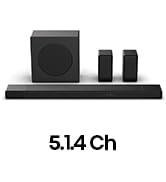 Hisense AX5140Q 5.1.4Ch Sound Bar with Wireless Subwoofer, Dolby Atmos, DTS:X, Bluetooth 5.3, Rok...