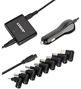 LVSUN Ultra Small 90w Laptop Car Charger Power Adapter Cigarette Lighter Power Supply with USB Po...