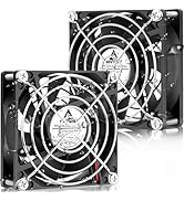 GDSTIME Waterproof Fan 80mm x 25mm IP67 Rating 24V Small Dual Ball Bearing Brushless DC Case Fans...