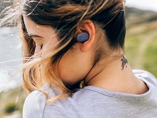 jbl tune buds, pure bass, pulsing beat