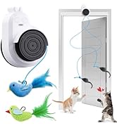 CATPICK Interactive Cat Toys for Indoor Cats Automatic Electric Flying Bird Feather Cat Toy - Bes...
