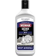 Weiman Silver Cream Cleaner 3-in-1, Anti-Tarnish Technology, Safely Clean, Polish, Shine &amp; Restor...