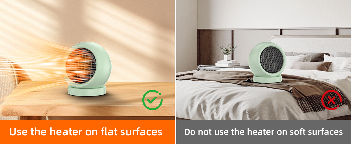 use on flat surfaces