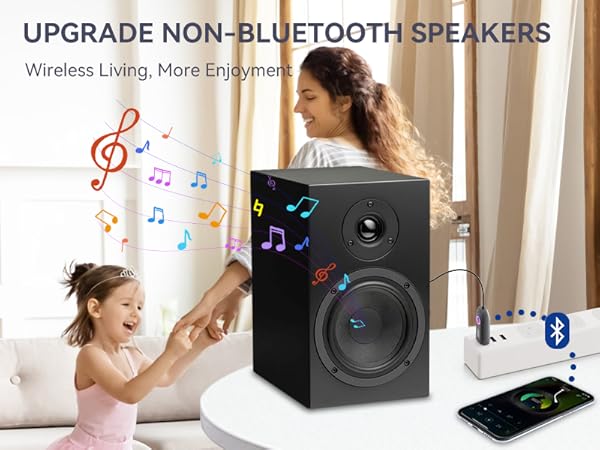 UPGRADE YOUR NON-BLUETOOTH SPEAKERS