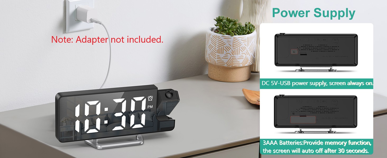 Projection Alarm Clock