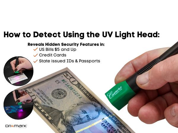 Counterfeit detection Currency detector pen Counterfeit bill pen UV counterfeit pen marker Money