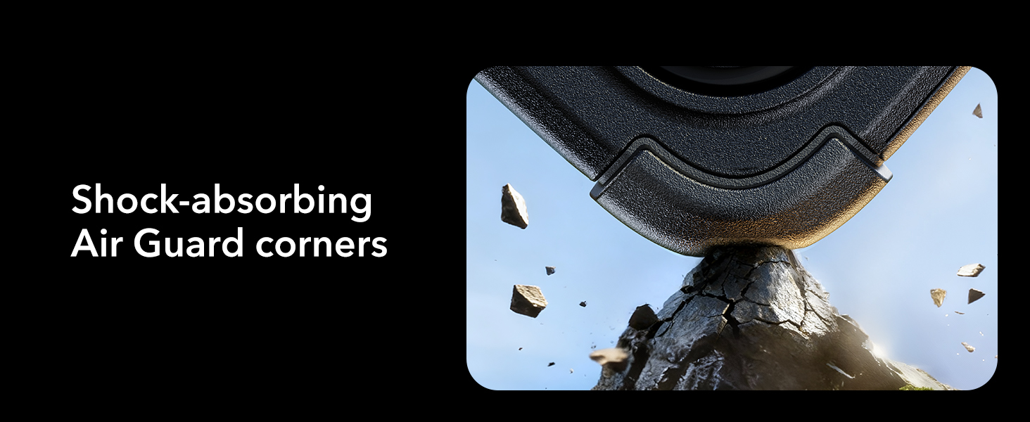 shock absorbing air guard corners