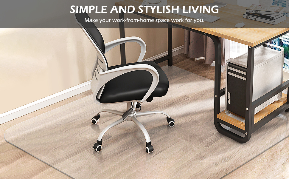 clear chair mat