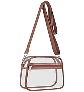 Clear Bag for Stadium Events Clear Sports Fan Handbags Purses with Adjustbale Strap for Concerts ...