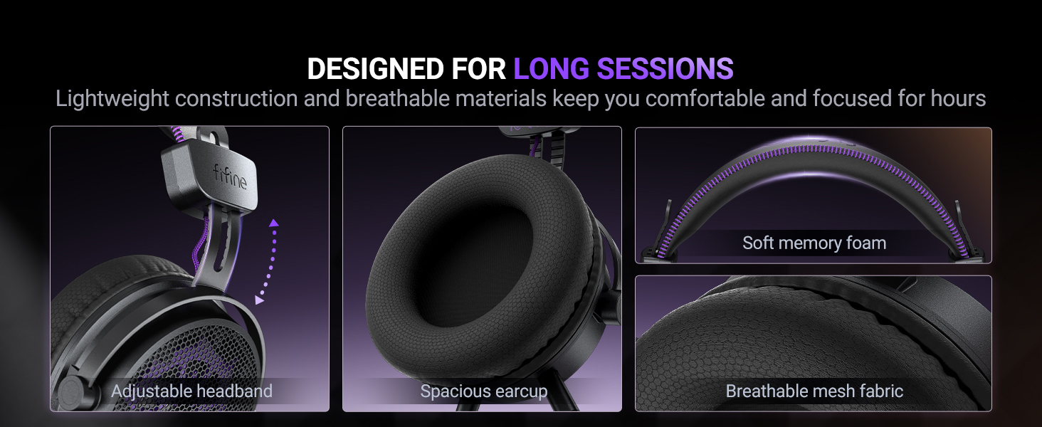 FIFINE AMPLITANK HD18 LITE Over Ear Open Back Design Headphone wih comfortable design