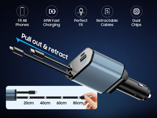 Retractable Car Charger
