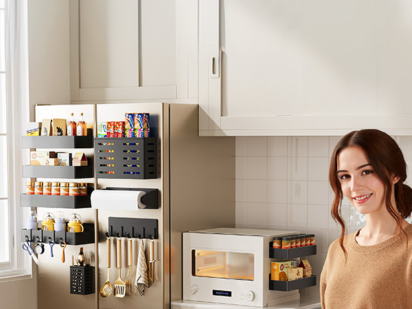 Magnetic Spice Rack for Refrigerator