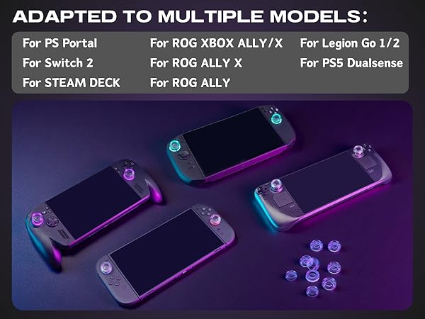 PS Portal/ROG XBOX Ally X/Legion Go 2/PS5 Dualsense Thumb Grips