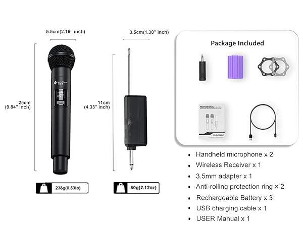 dynamic microphone wireless microphone system portable microphone