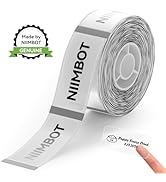 NIIMBOT D110 Label Maker Tape, 14x30mm (0.55"x1.18") 210Label/Roll, Waterproof Label for Home Off...