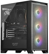 darkFlash ATX Computer PC Case, Pre-Installed 3x120mm Fan, Gaming Computer Case with Mesh Front P...
