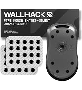Wallhack PTFE Dot Silent Mouse Skates | Premium Universal Skates for Gaming Mice | Ultra-Smooth G...