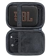Case for JBL GO 4 GO 3 Portable Bluetooth Speaker, Eco Cover for JBL GO 4 Speaker with Adapter Sl...