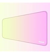 HIEALO Large Gaming Mouse Pad 31.5 x 11.8 in, Extended Desk Mat for Keyboard and Mouse, Non-Slip ...