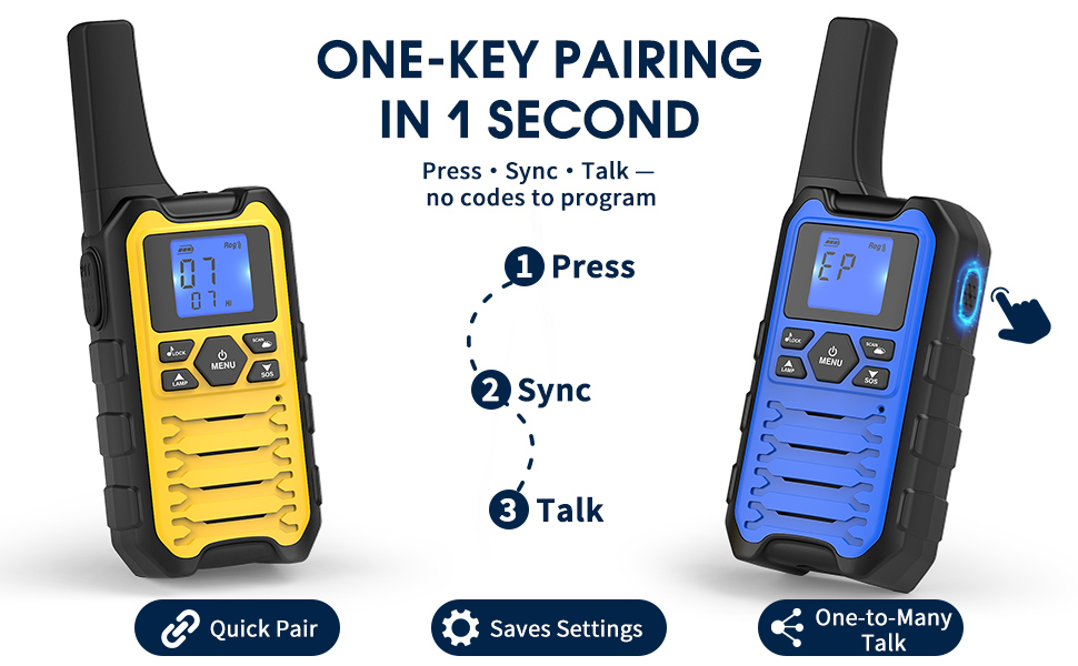walkie talkies rechargeable