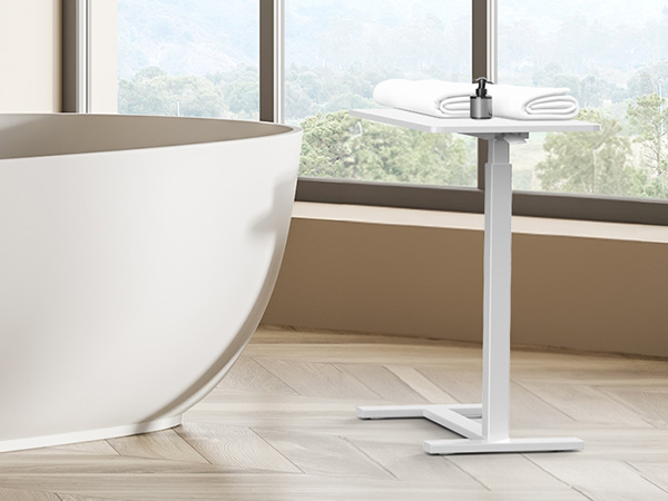 Overbed Bedside Rolling Laptop Table for Home &amp; Medical