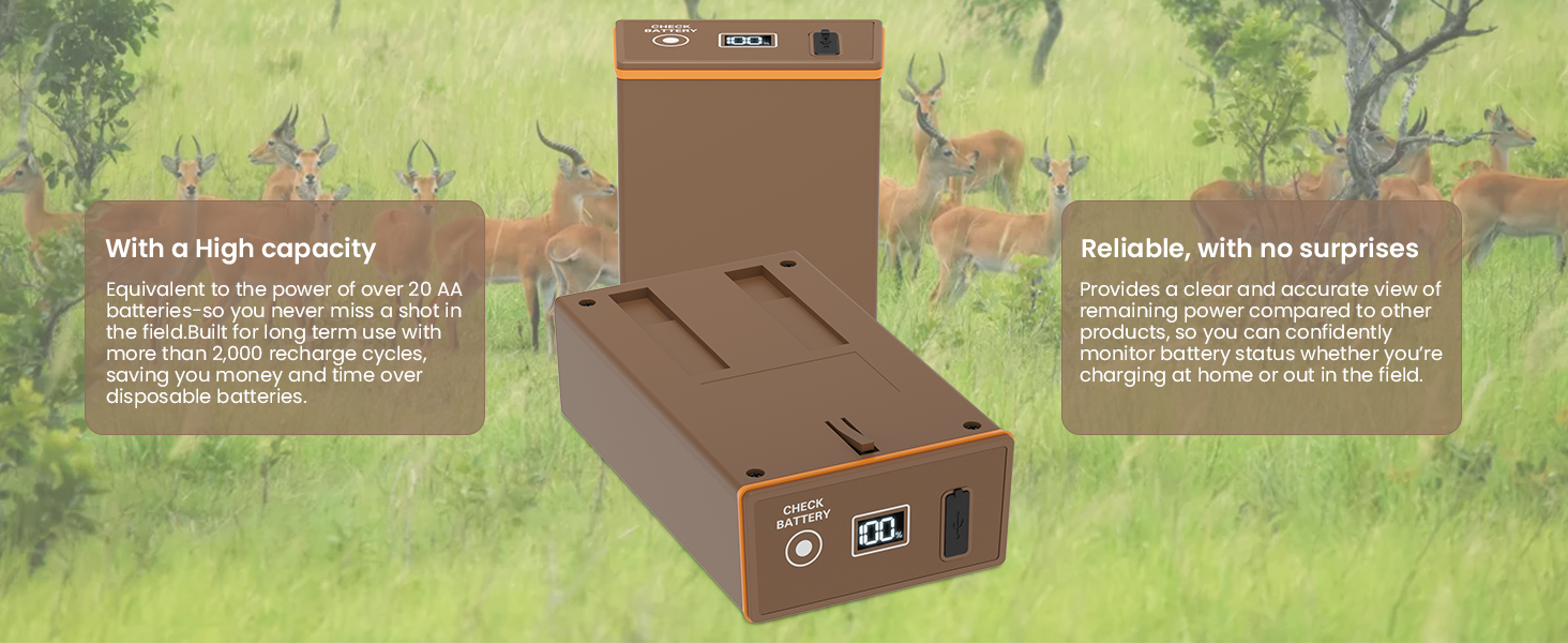 moutril rechargeable battery pack