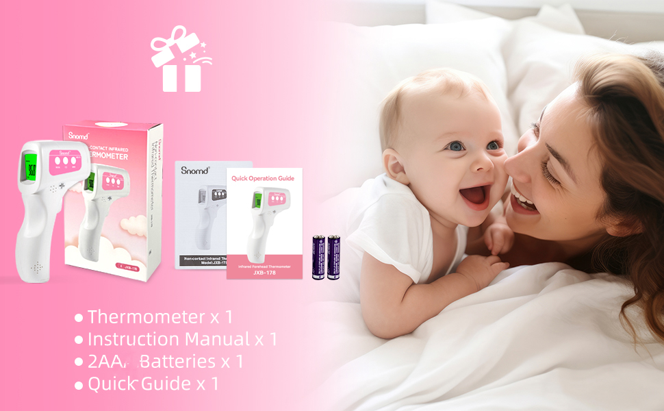 no-touch forehead thermometer