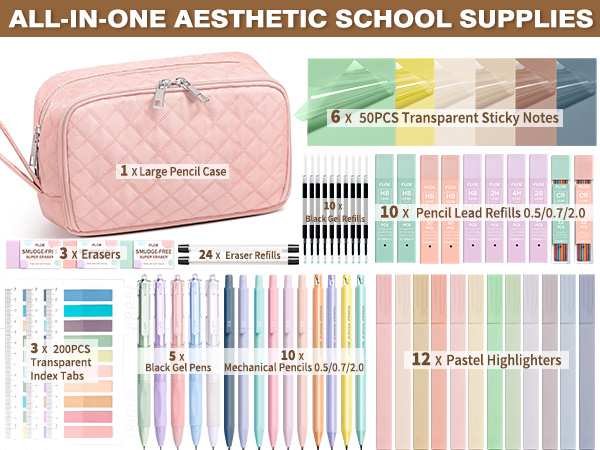 back to school supplies