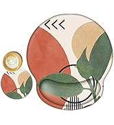 ToLuLu Mouse Pad Wrist Rest Support Gel, Ergonomic Mouse Pads with Non Slip PU Base, Mouse Wrist ...