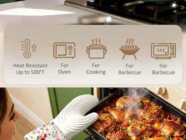 Silicone Oven Mitts