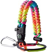 VICKNIY Paracord Handle for Water Bottle - Fits Wide Mouth Water Bottles 32 40 64 128 oz