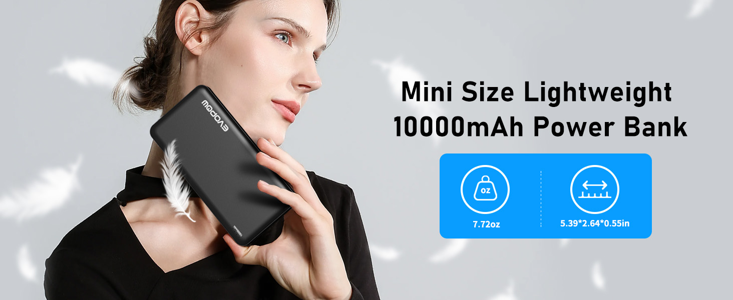 Lightweight 10000mAh Power Bank