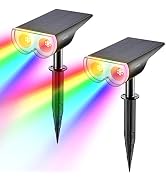 Linkind StarRay Solar Spot Lights Outdoor Color Changing, IP67 Solar Lights Outdoor Waterproof, H...