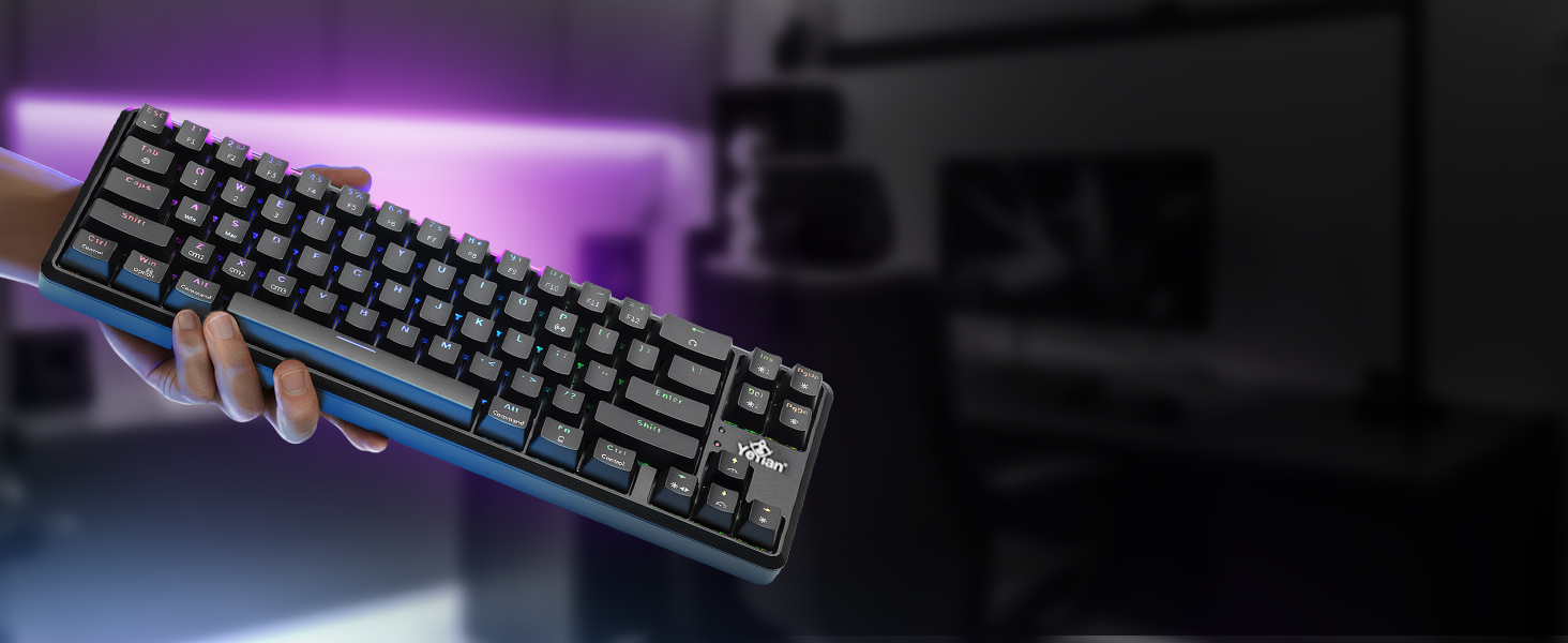 65% Ultra-Compact 68-Key TKL Layout