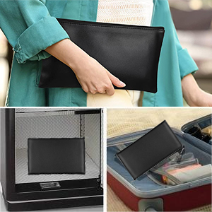 Bank Bag,Money Pouch, Leatherette Security Deposit Bags, cash bag Leatherette