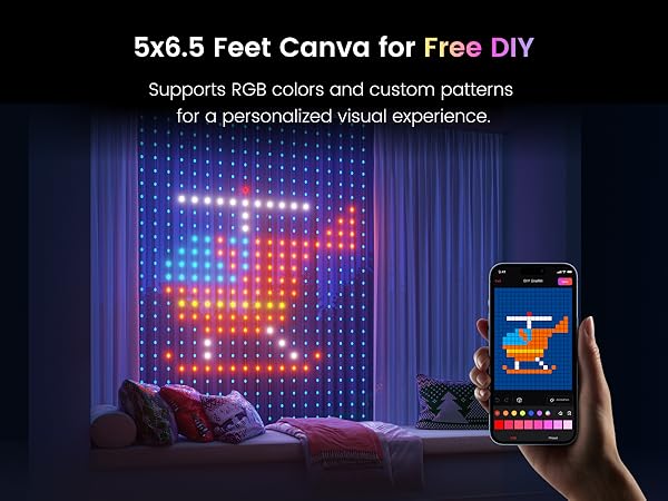 Smart Curtain Light for Christmas/Halloween/New Year