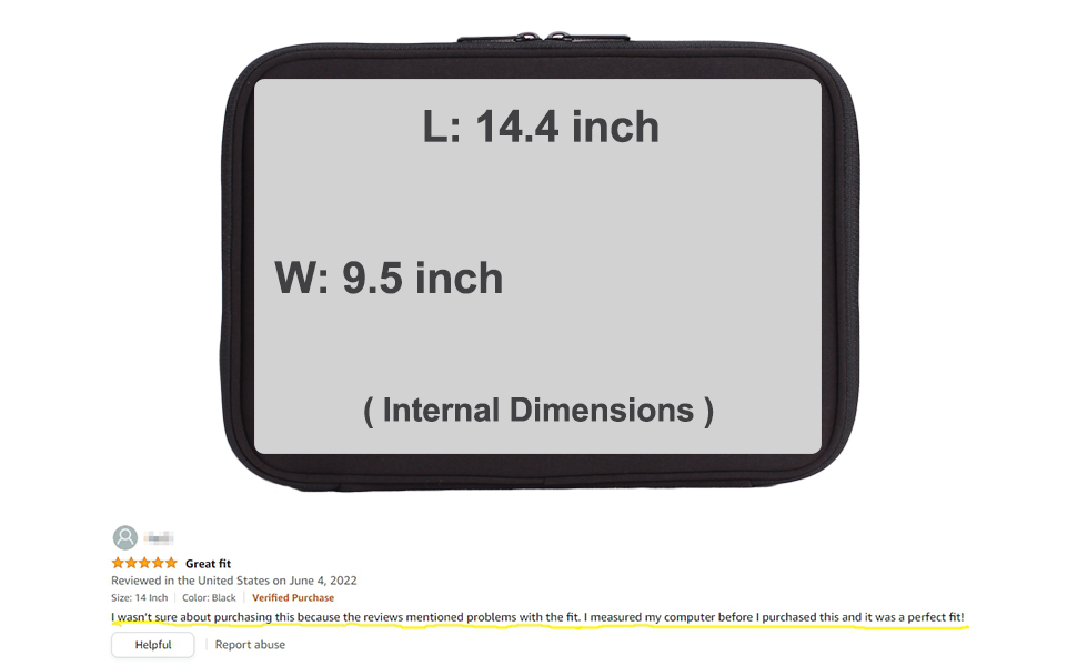 Inntzone laptop sleeve