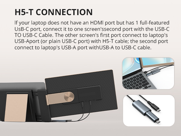 external monitor for laptop portable