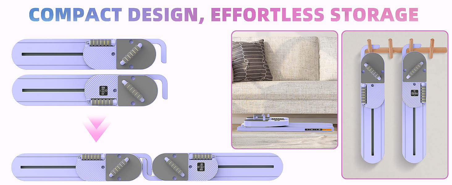 COMPACT DESIGN, EFFORTLESS STORAGE